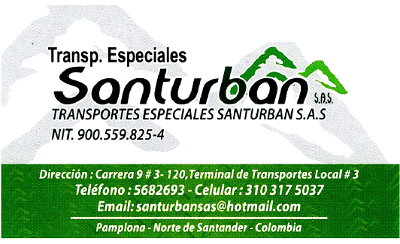 Transportes especiales Santurban S.A.S.